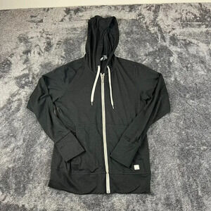 Vuori Black Zip-Up Hoodie Jacket